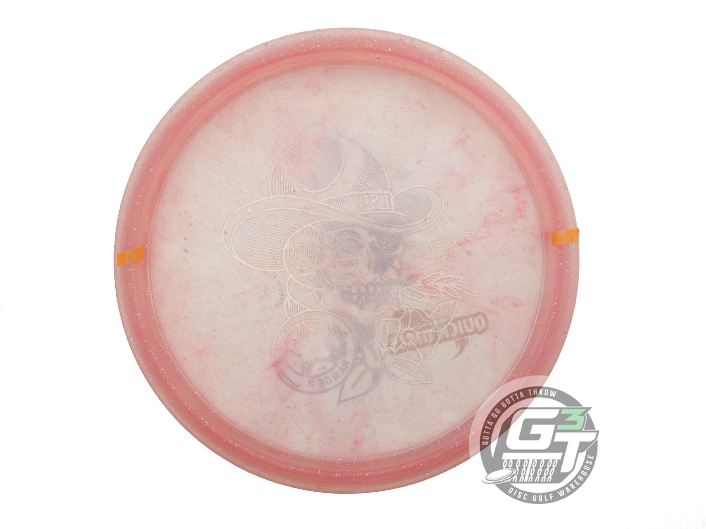 NOS Lone Star Founder's Texas Ranger 175g Pink Rainbow Foil Midrange Golf Disc