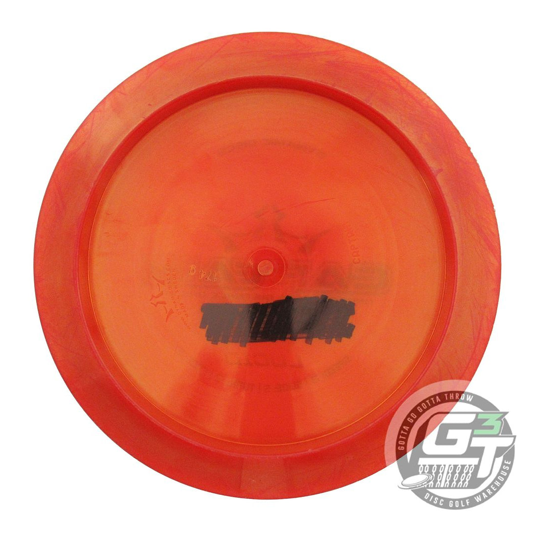 USED Dynamic Discs Lucid Captain 174g Red Silver Foil Distance Driver Golf Disc
