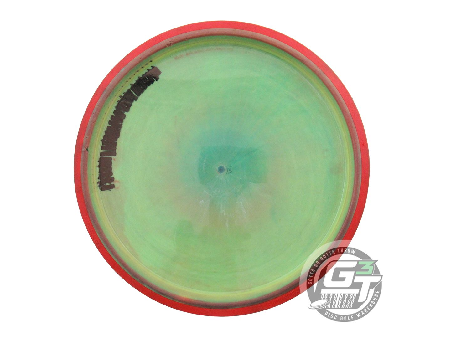 USED Axiom Discs Neutron Hex 171g HOME DYED Red Rim Midrange Golf Disc