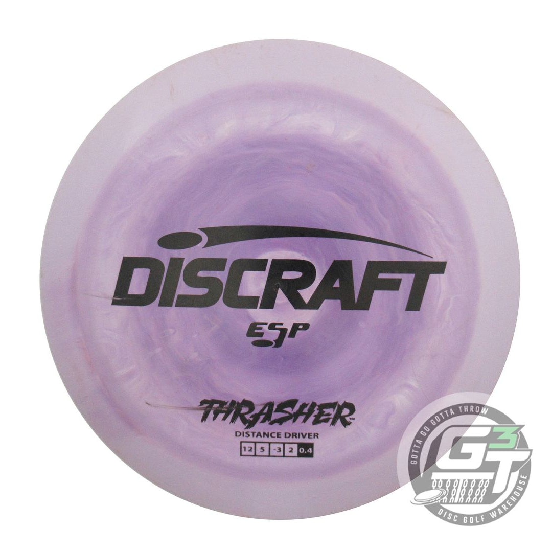 USED Discraft ESP Thrasher 173g Purple Black Stamp Distance Driver Golf Disc