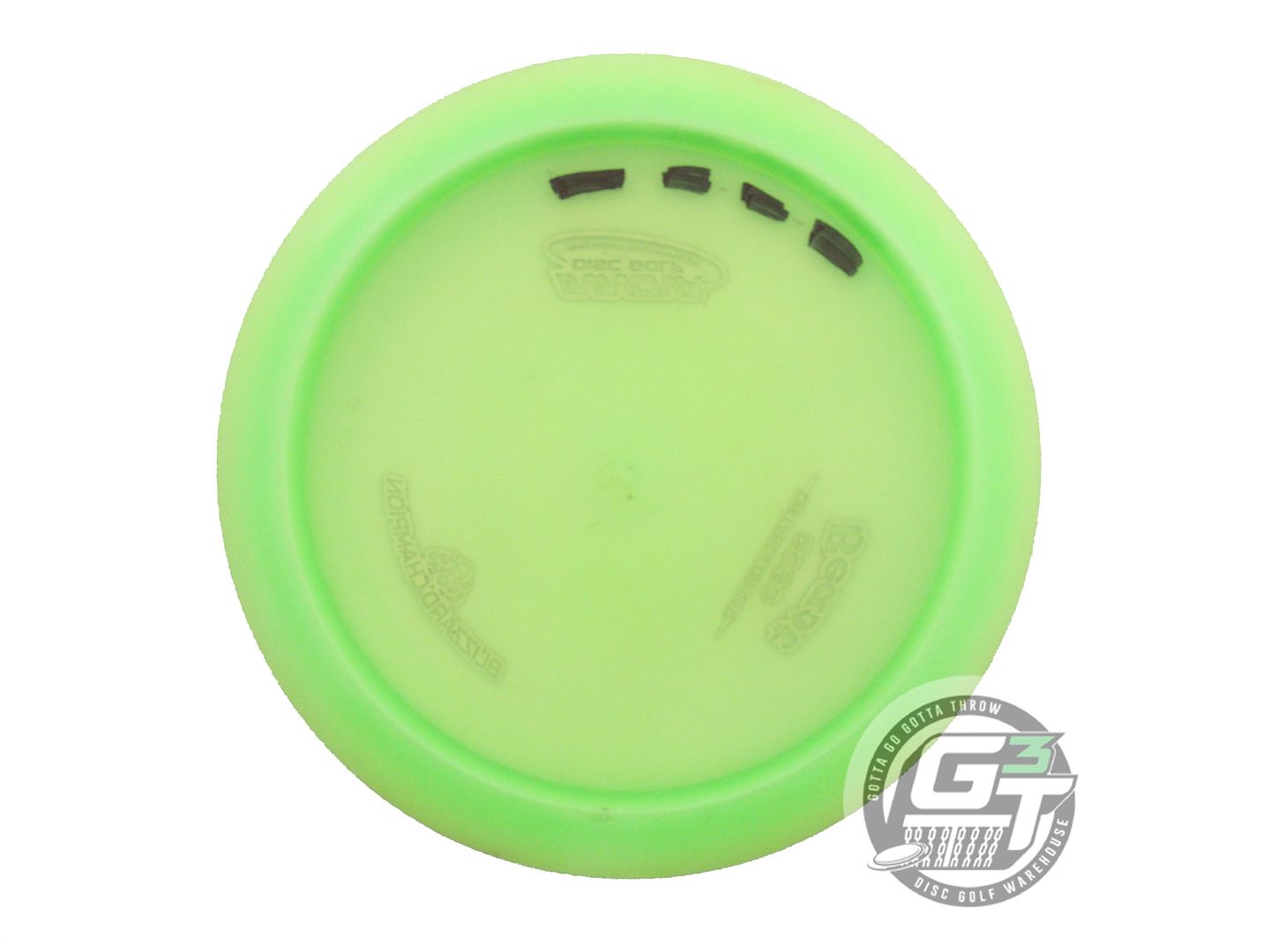 USED Innova Blizzard Beast 149g Lime Red Foil Distance Driver Golf Disc