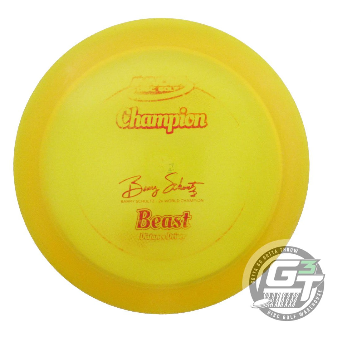 USED Innova Champion Beast 167g Yellow Red Foil Distance Driver Golf Disc