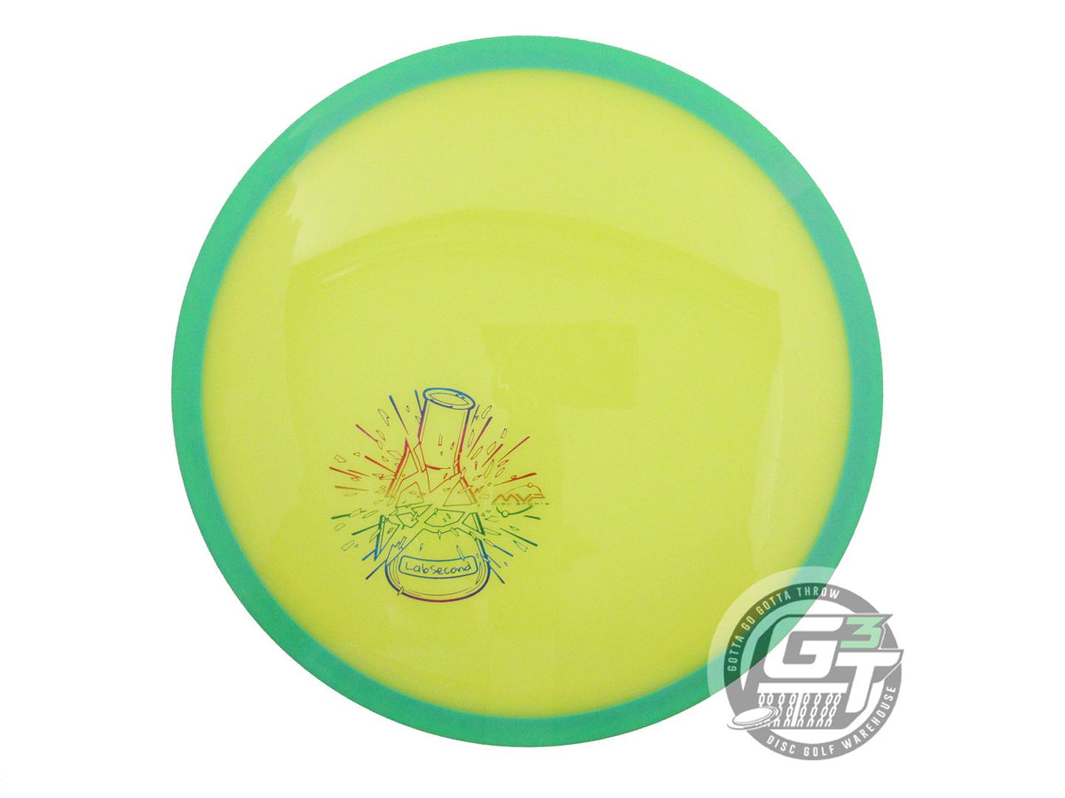 NOS Axiom Discs X-OUT Neutron Time Lapse 174g Yellow Green Rim Driver Golf Disc