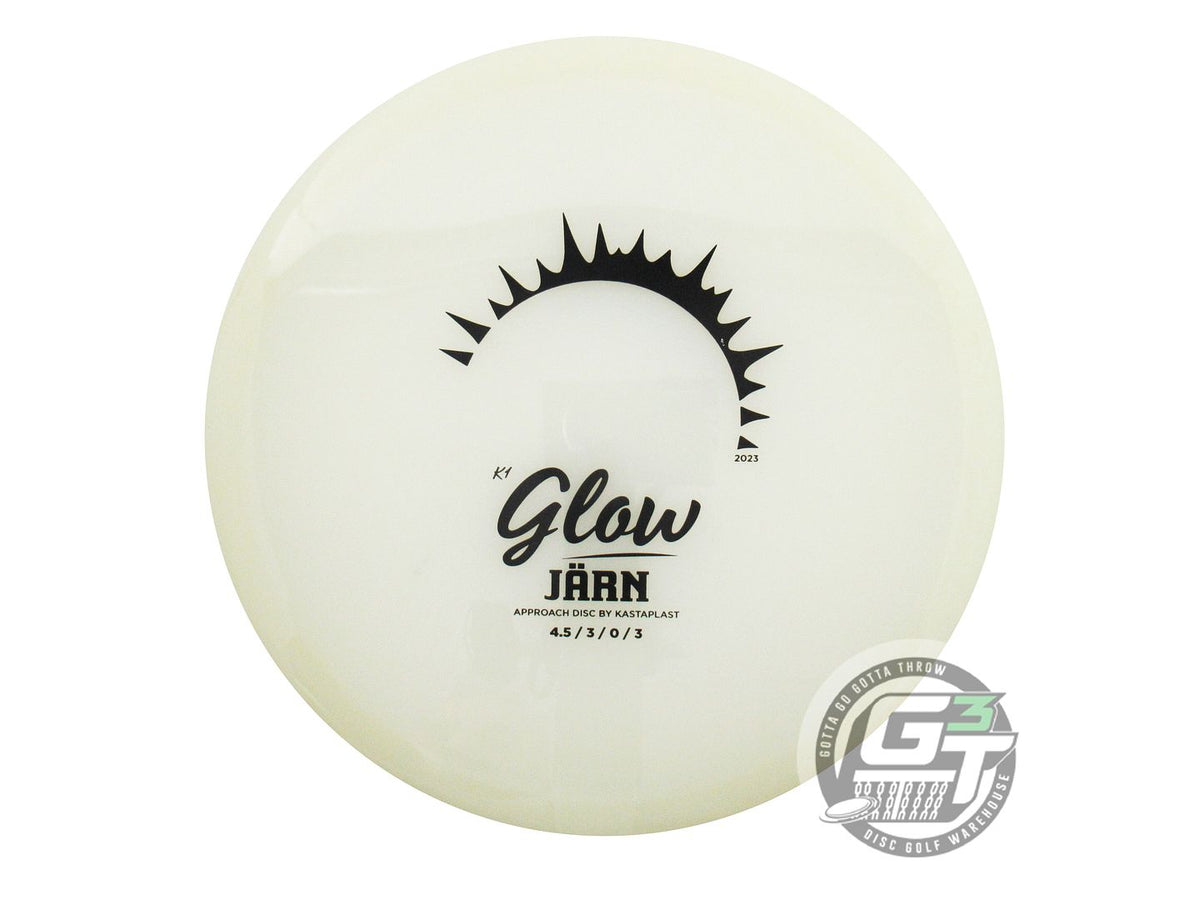 USED Kastaplast K1 Glow Jarn 171g Black Stamp Midrange Golf Disc