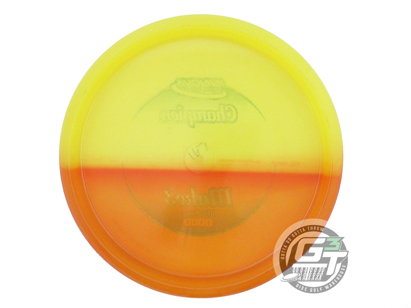 USED Innova Champion Mako3 167g Yellow HOME DYED Midrange Golf Disc