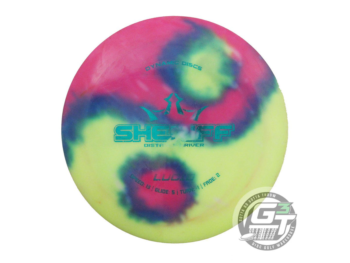 USED Dynamic Discs MyDye Lucid Sheriff 173g Yin Yang Distance Driver Golf Disc