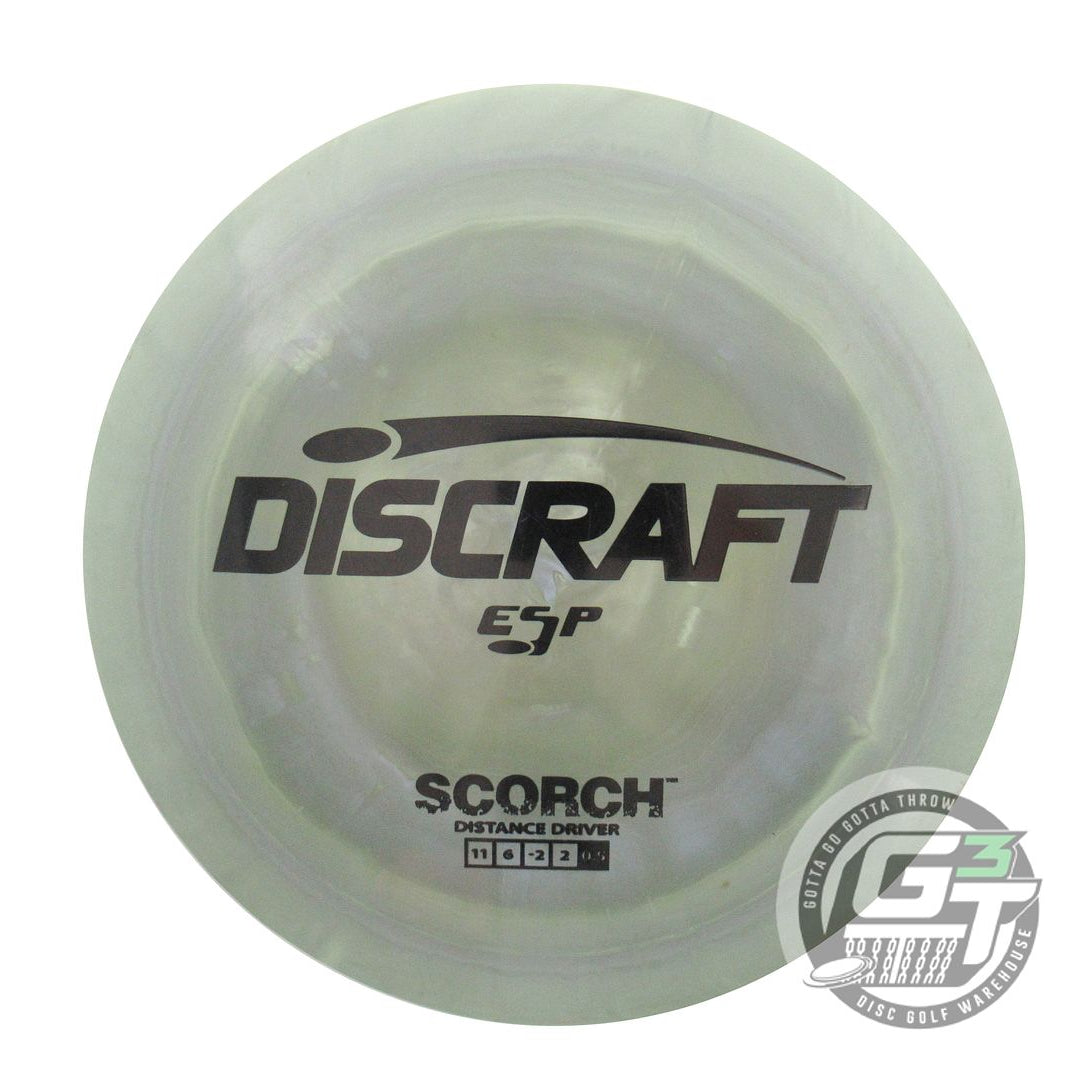 USED Discraft ESP Scorch 173g Green-Gray Black Stamp Distance Driver Golf Disc