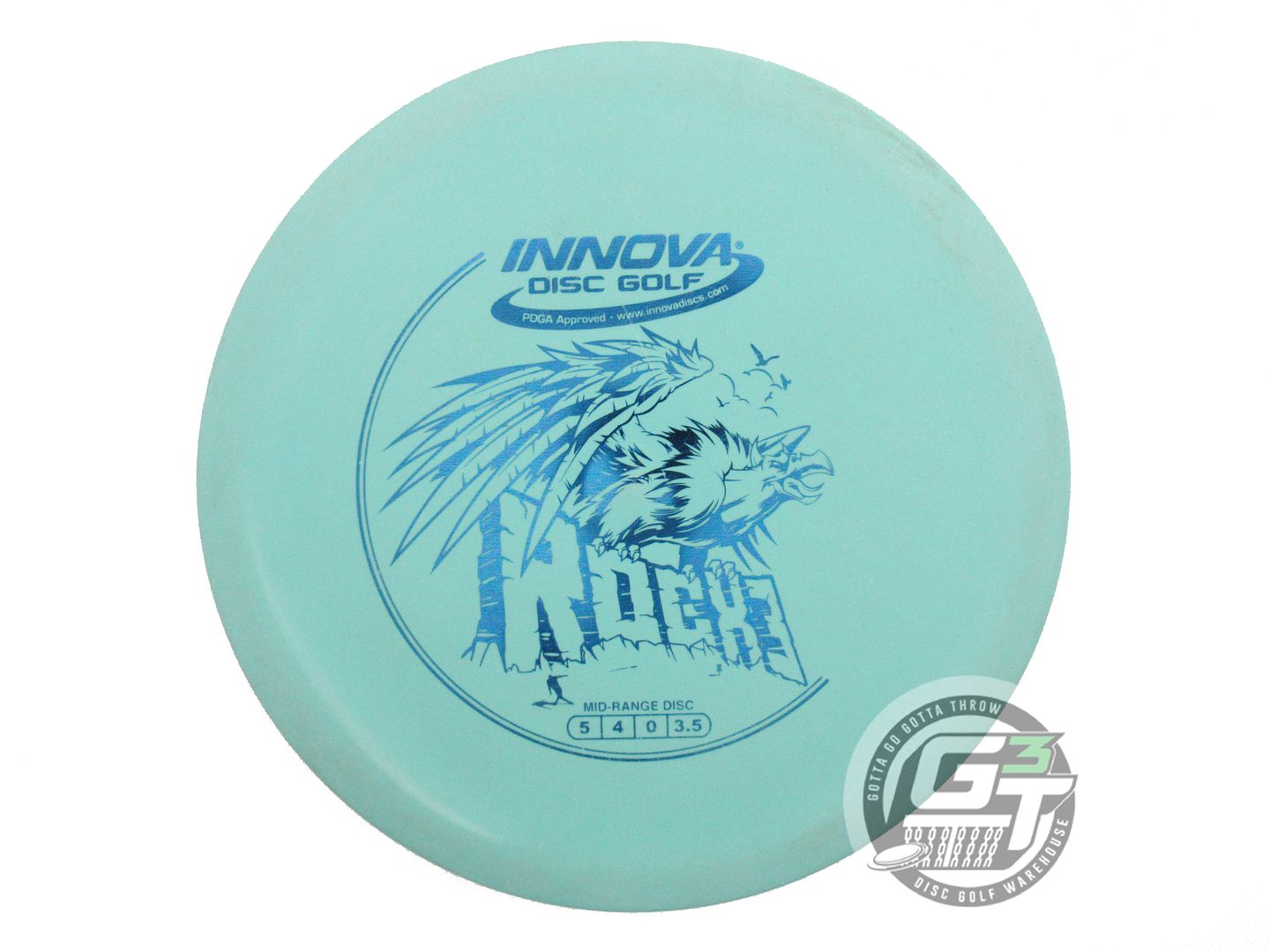 USED Innova DX RocX3 179g Seafoam Blue Foil Midrange Golf Disc
