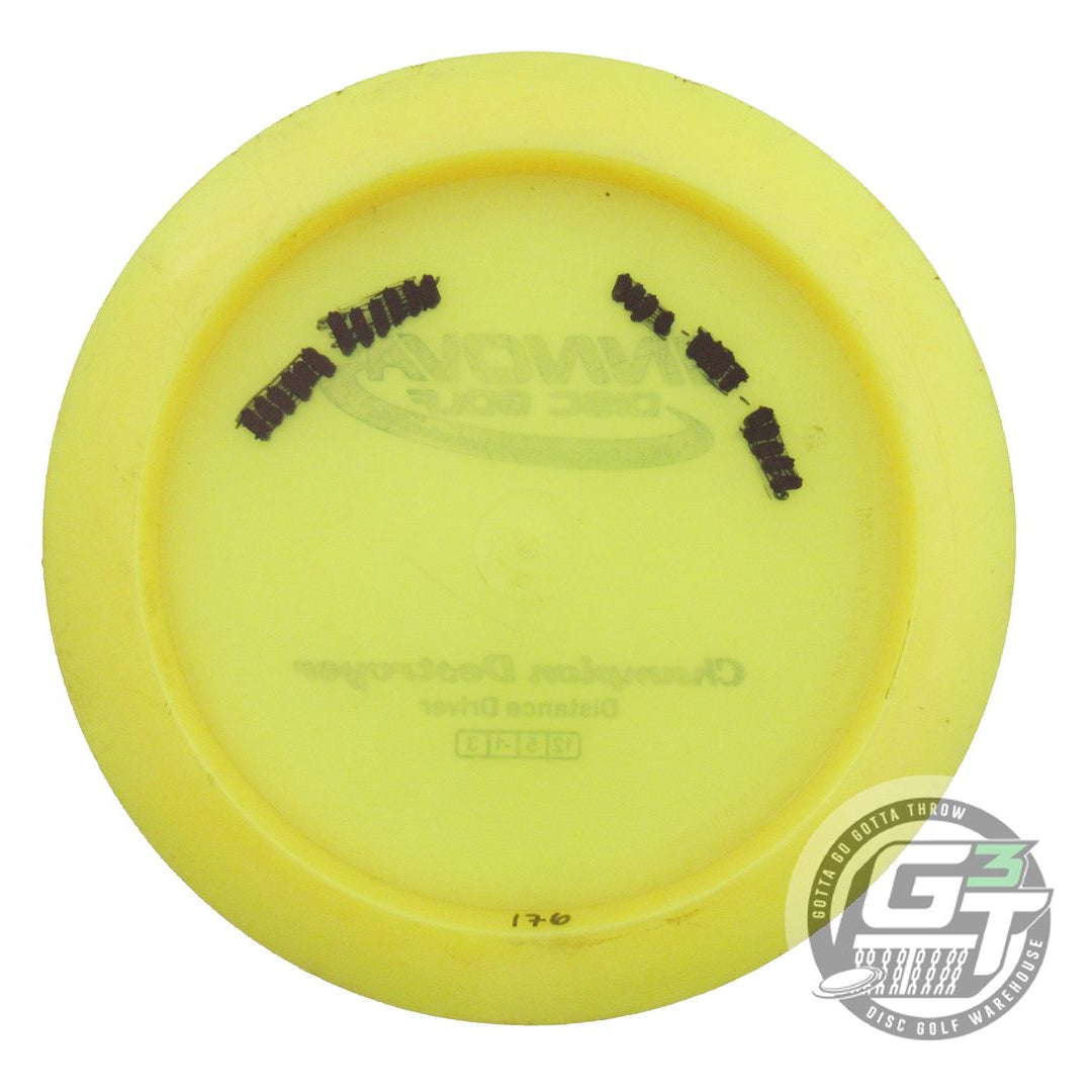 USED Innova Champion Destroyer 176g Yellow Blue Foil Distance Driver Golf Disc