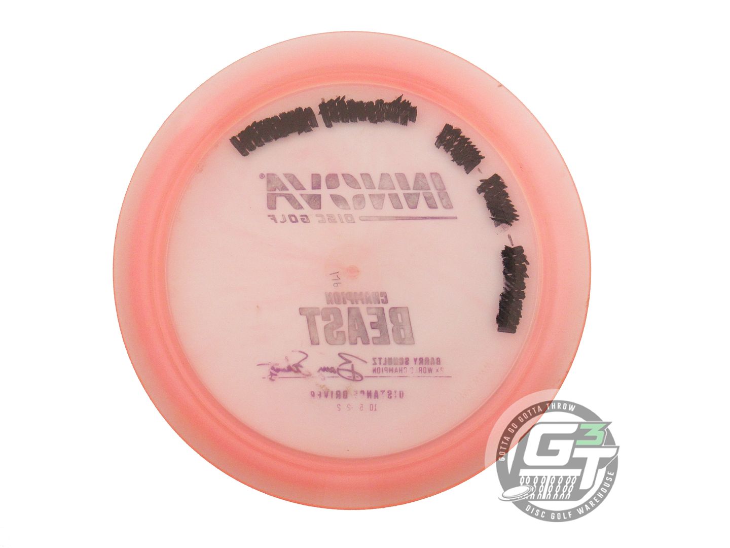 USED Innova Champion Beast 176g Pink Purple Foil Distance Driver Golf Disc