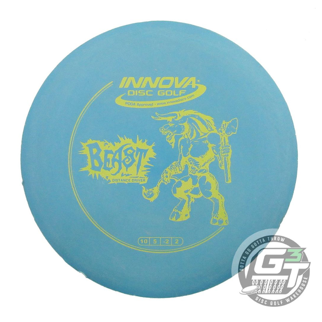 USED Innova DX Beast 167g Teal Yellow Stamp Distance Driver Golf Disc