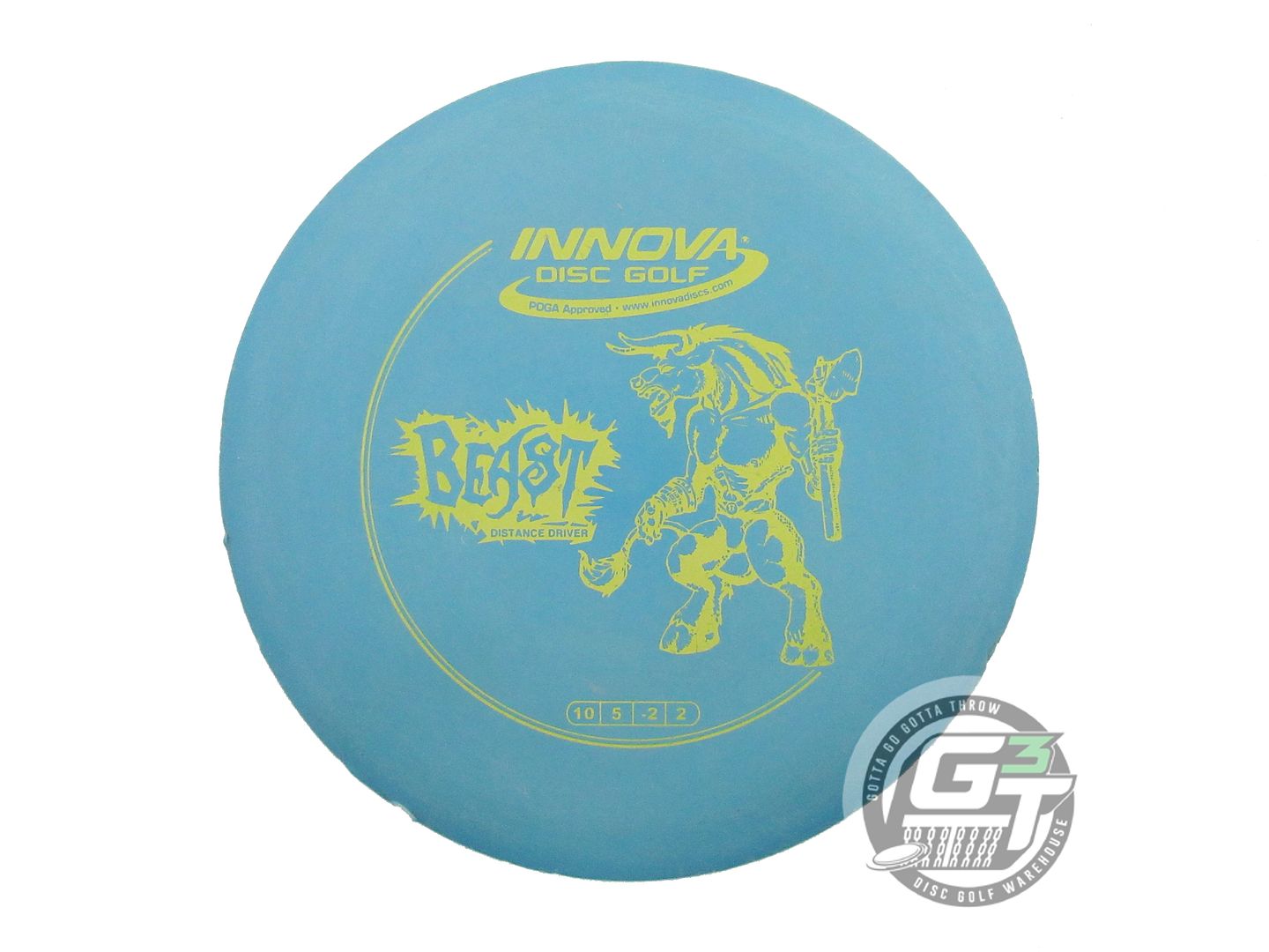 USED Innova DX Beast 167g Teal Yellow Stamp Distance Driver Golf Disc