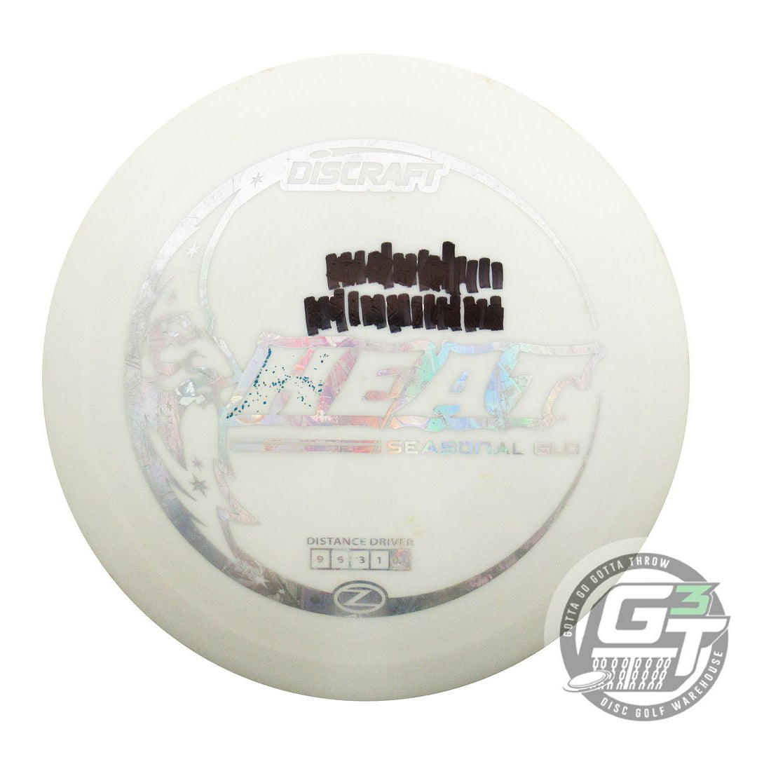USED Discraft SEASONAL Glo Z Heat 176g Money Foil Distance Driver Golf Disc