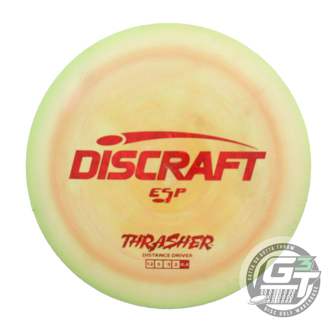 USED Discraft ESP Thrasher 175g Yellow-Orange Red Shatter Distance Driver Disc