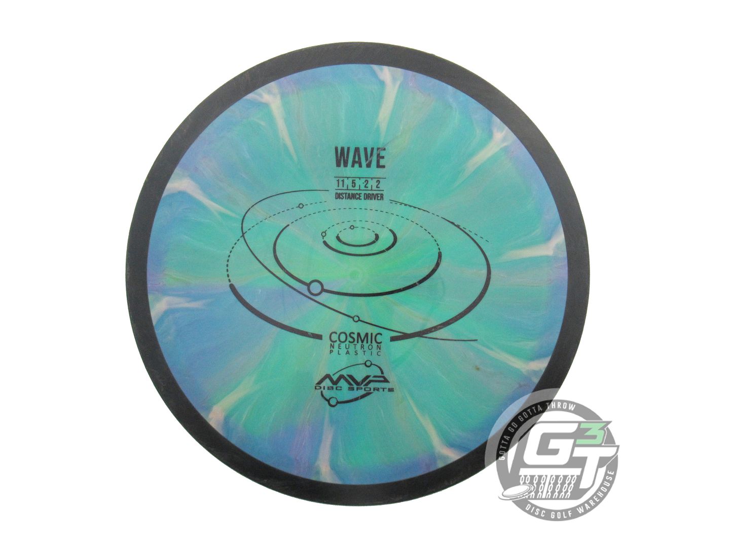 USED MVP Disc Sports Cosmic Neutron Wave 157g Blue-Green Distance Driver Disc