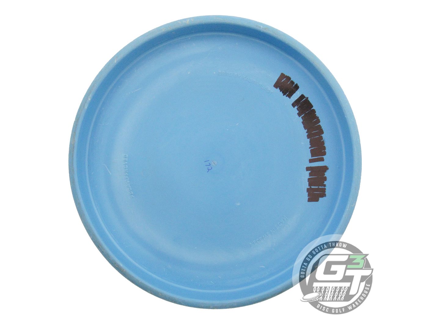 USED Kastaplast K3 Hard Berg 172g Teal Gold Foil Putter Golf Disc