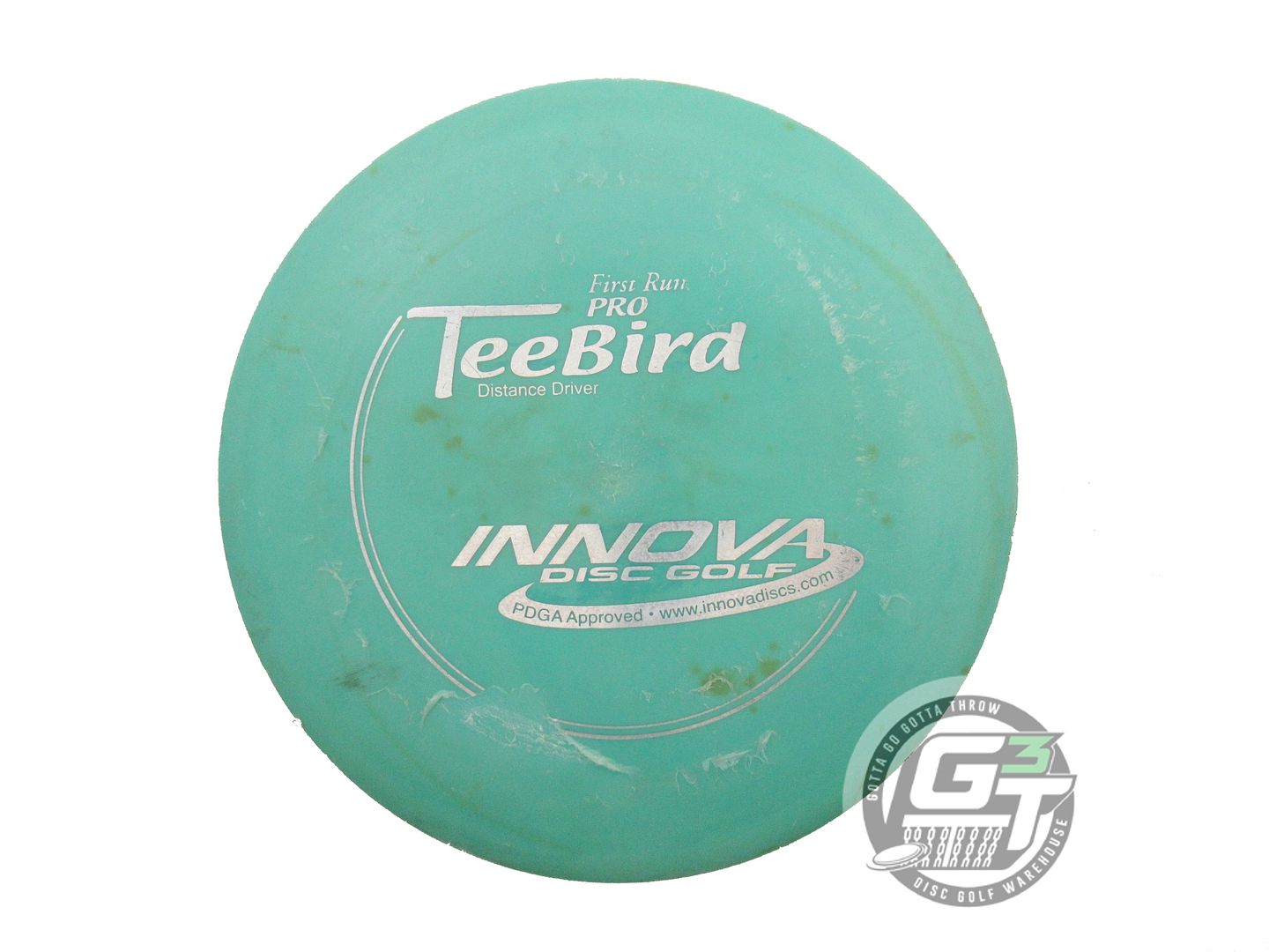 USED Innova FIRST RUN Pro Teebird 160g Seafoam DELAMINATING Fairway Driver Disc