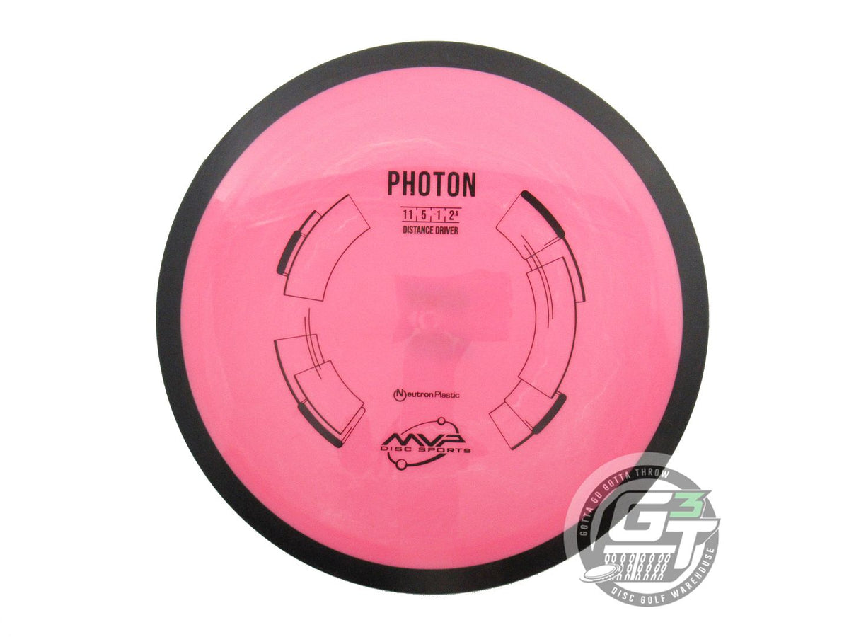 USED MVP Disc Sports Neutron Photon 177g Pink Distance Driver Golf Disc