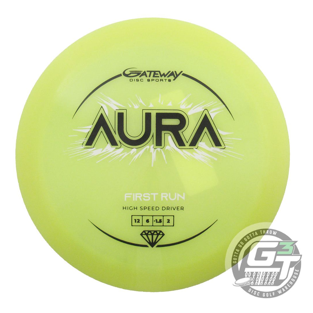 Gateway First Run Diamond Aura Distance Driver Golf Disc (Individually Listed)