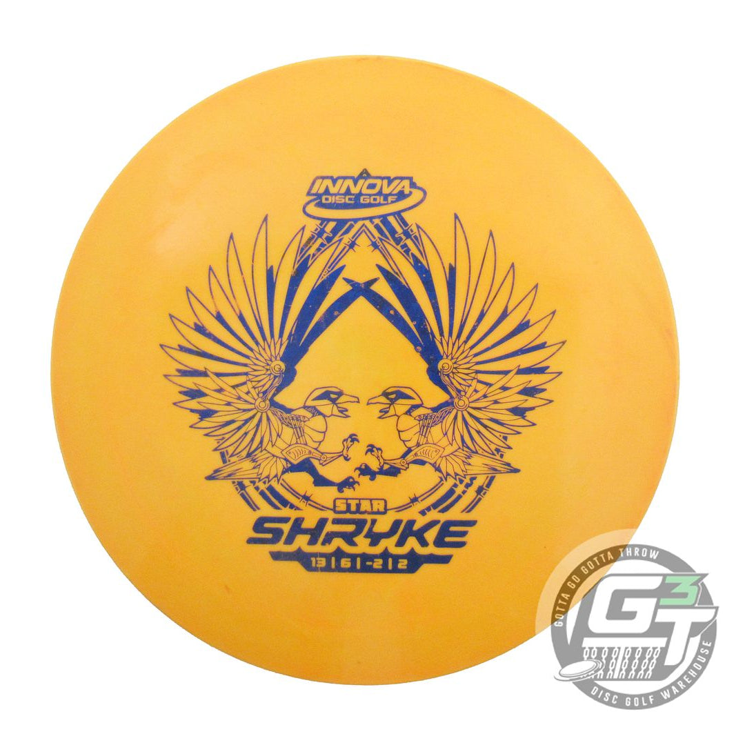 USED Innova Star Shryke 175g Marigold Blue Foil Distance Driver Golf Disc