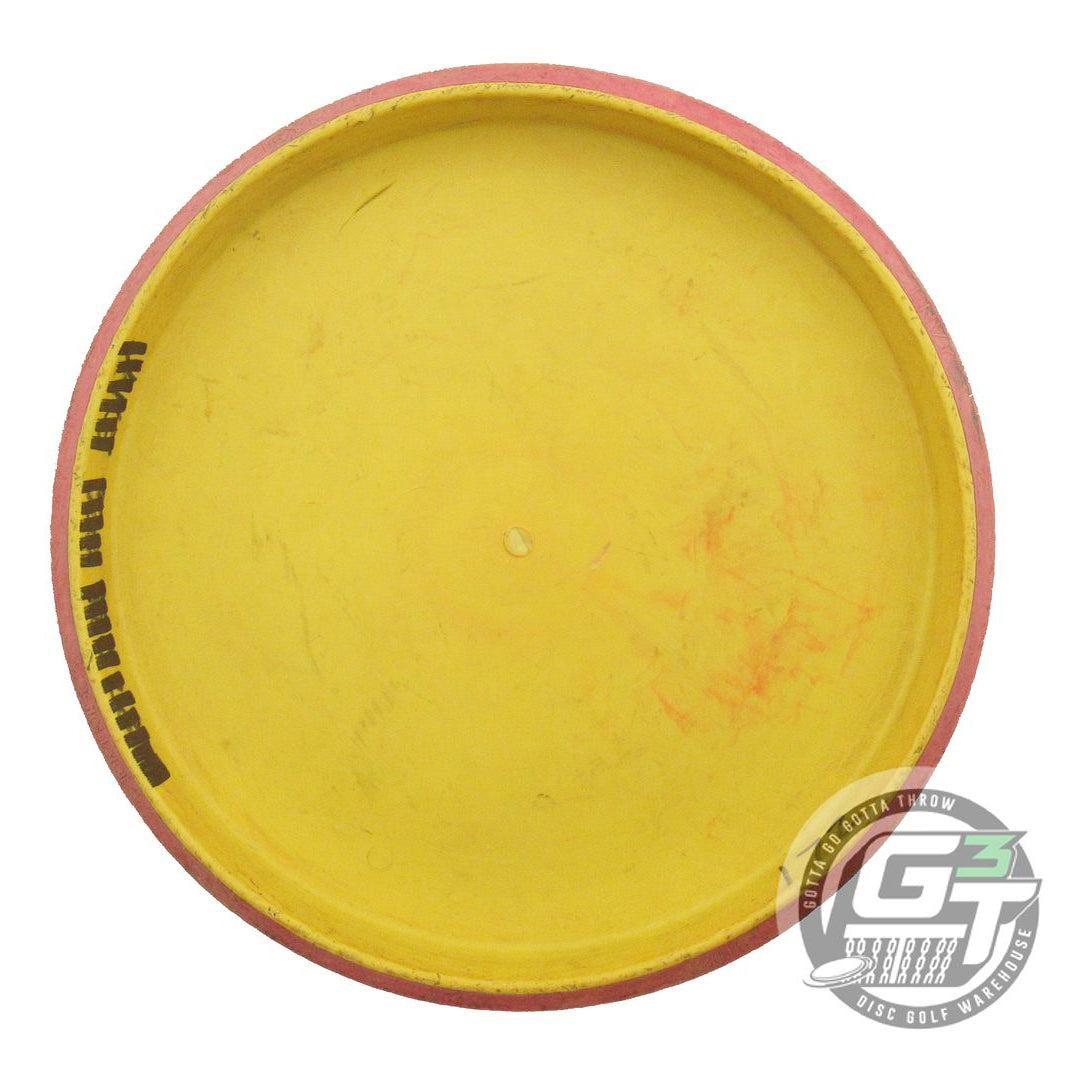 USED Axiom Discs Electron Firm Envy 172g Yellow Pink Rim Putter Golf Disc