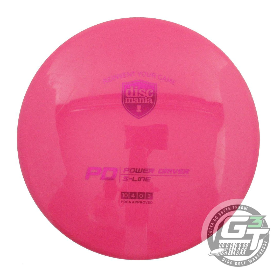 USED DiscMania S-Line PD 176g Pink Magenta Foil Distance Driver Golf Disc