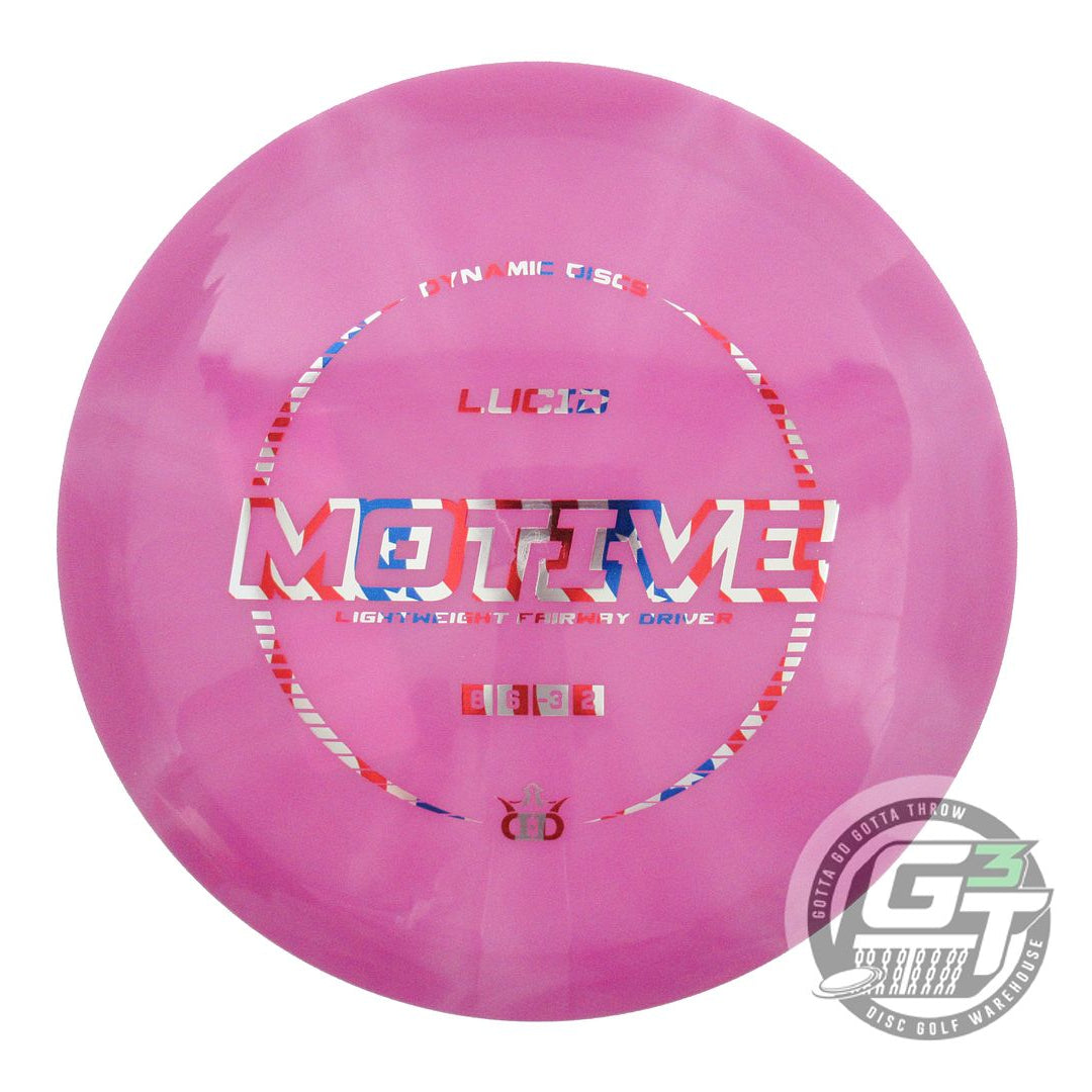 Dynamic Discs Lucid Burst Motive Fairway Driver Golf Disc (Individually Listed)