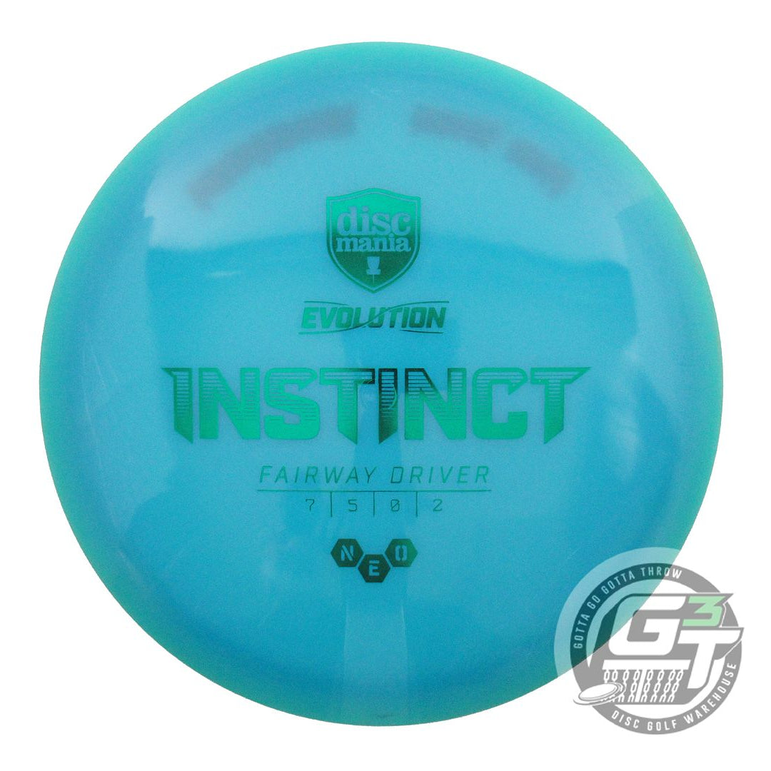 USED DiscMania Neo Instinct 175g Teal Green Foil Fairway Driver Golf Disc