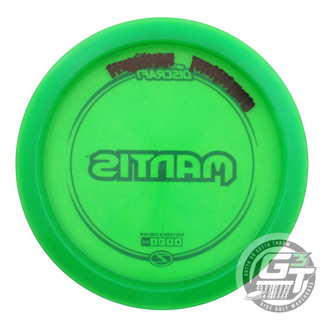 USED Discraft Z Mantis 166g Green Blue Stamp Fairway Driver Golf Disc