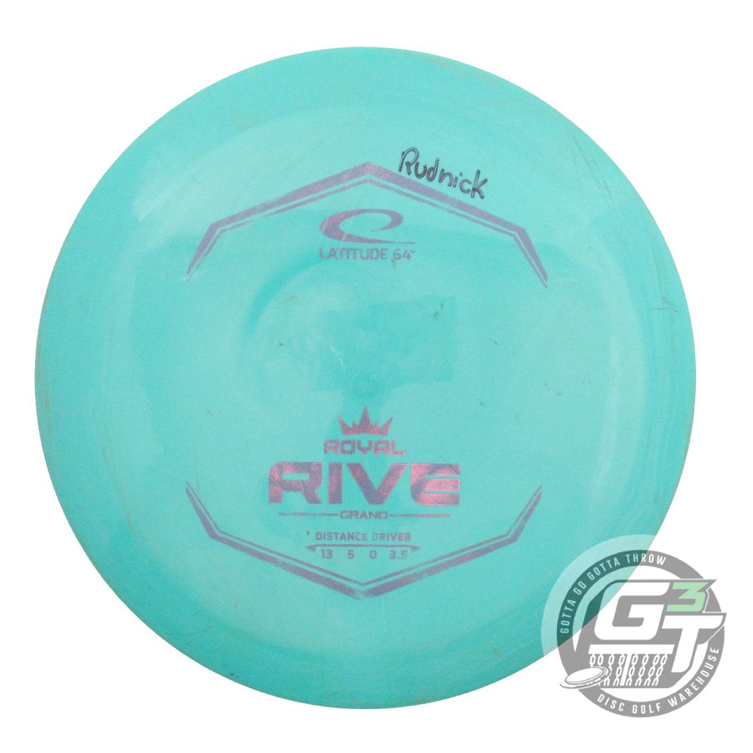 USED Latitude 64 Royal Grand Rive 173g Seafoam Pink Foil Distance Driver Disc