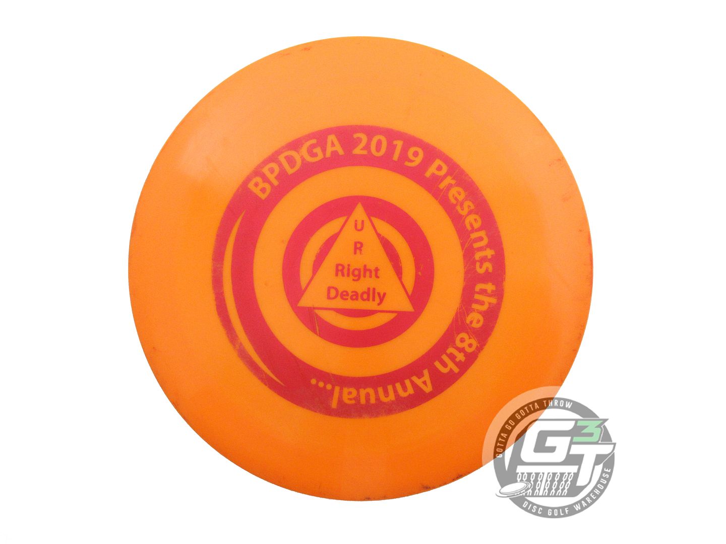 USED Innova Star Katana 175g Orange Red Foil Distance Driver Golf Disc