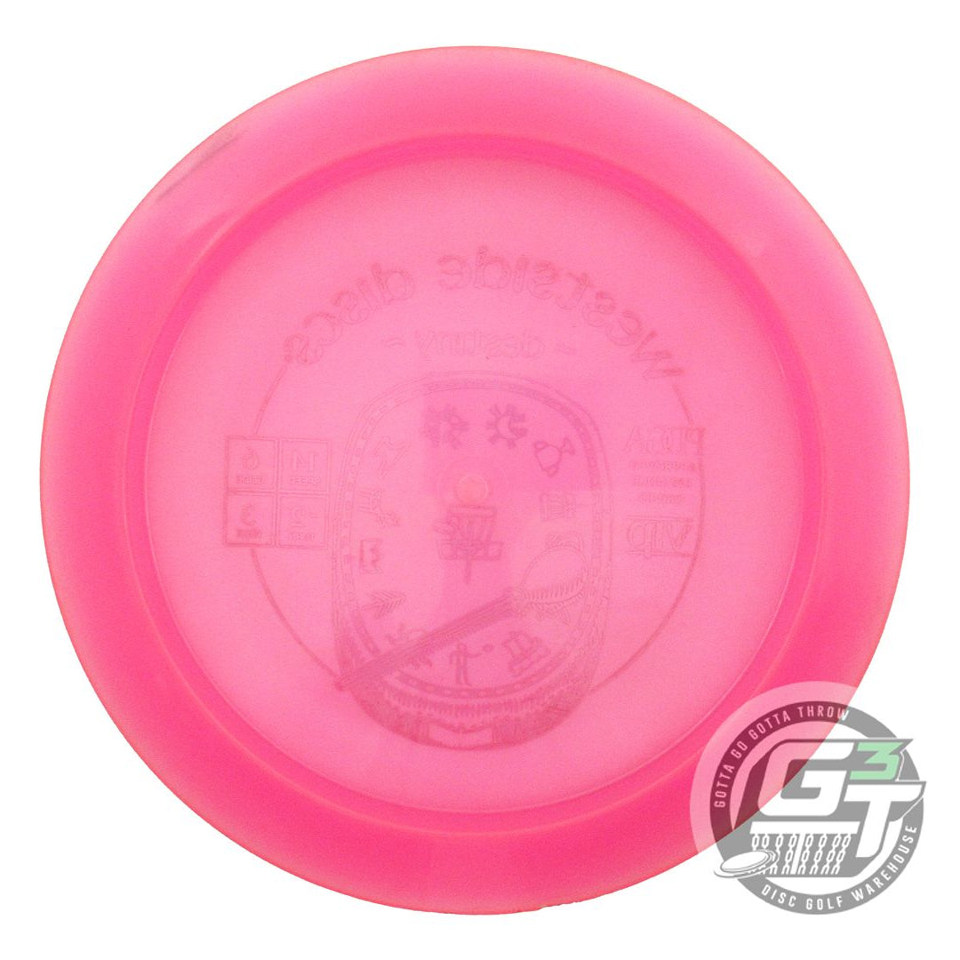 USED Westside Discs VIP Destiny 174g Pink Red Foil Distance Driver Golf Disc