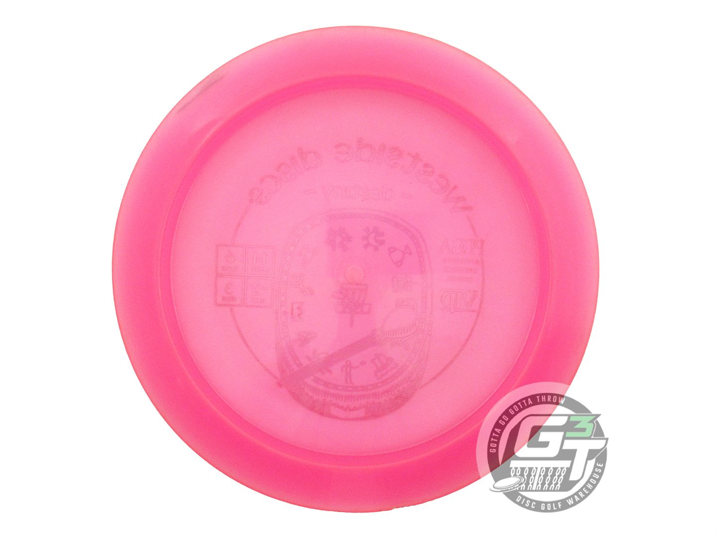 USED Westside Discs VIP Destiny 174g Pink Red Foil Distance Driver Golf Disc