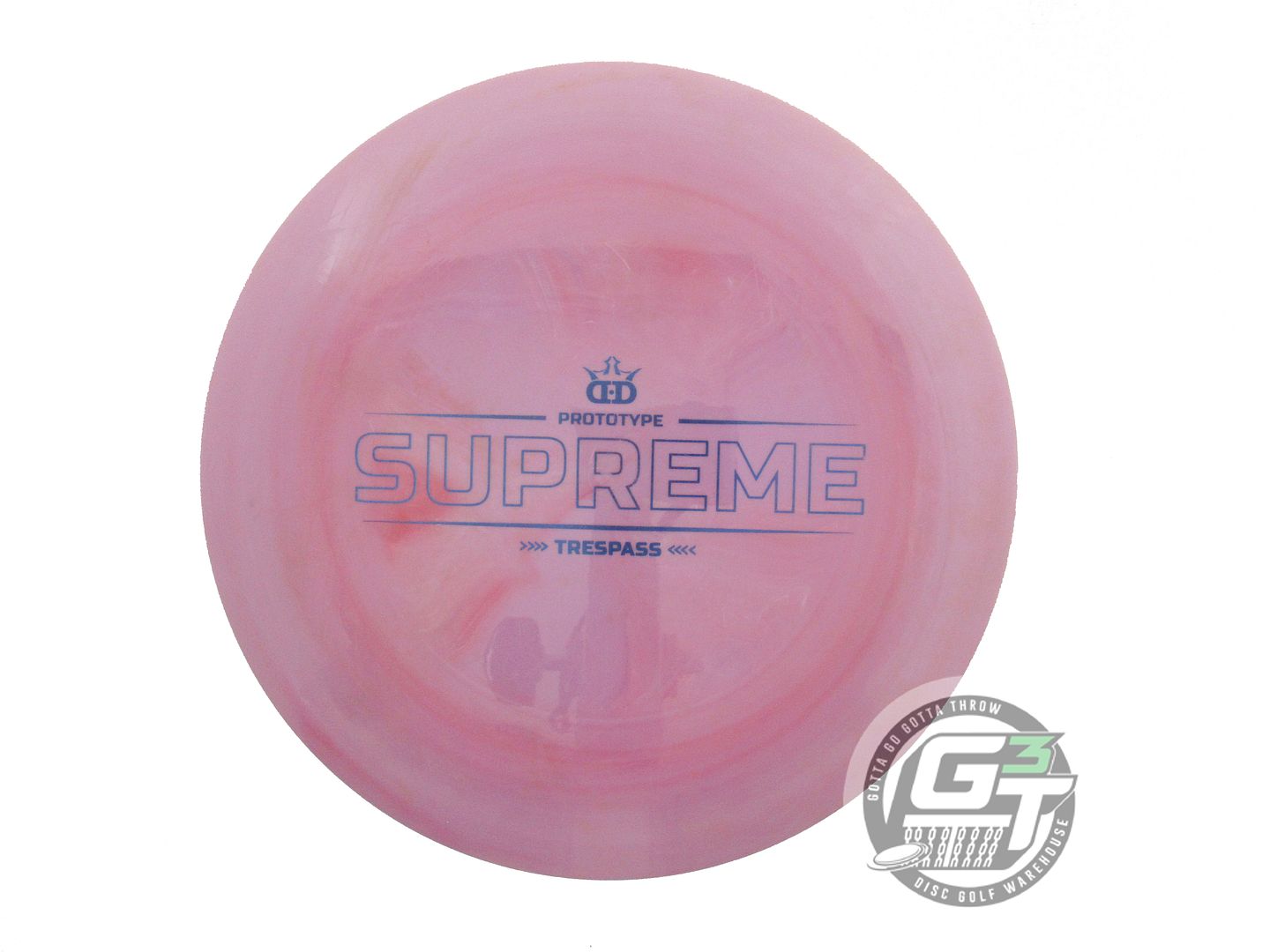 USED Dynamic Discs PROTOTYPE Supreme Trespass 173g Lilac Distance Driver Disc