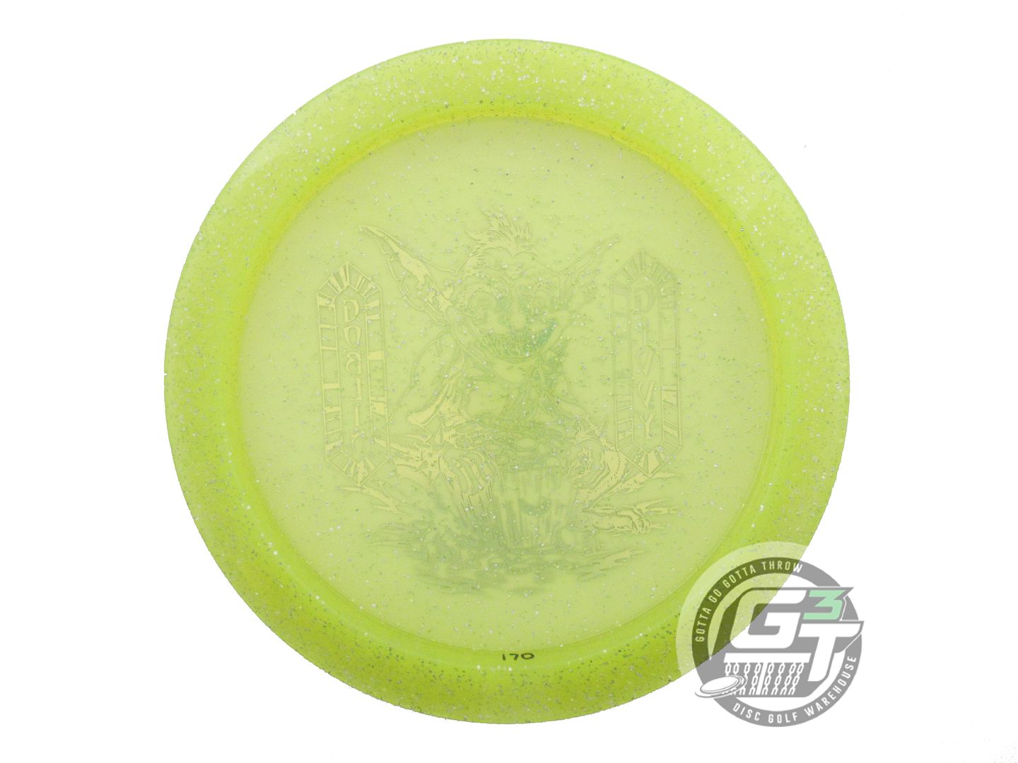 NOS Innova Metal Flake Champion Orc 170g Yellow Red Foil Distance Driver Disc