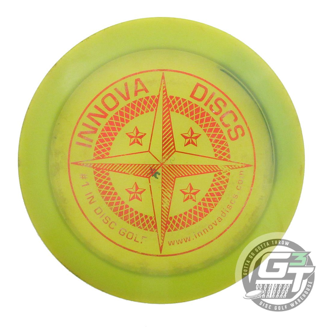 USED Innova FIRST RUN Champion Xcaliber 175g Lime Red Foil Distance Driver Disc