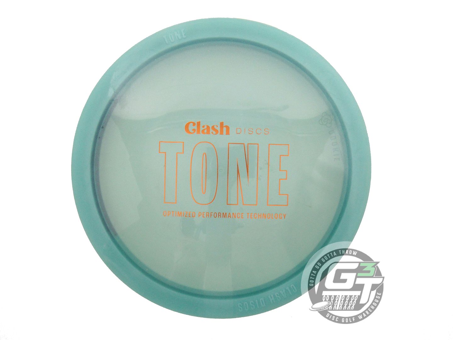 USED Clash Discs Tone Salt 174g Teal Copper Foil Distance Driver Golf Disc