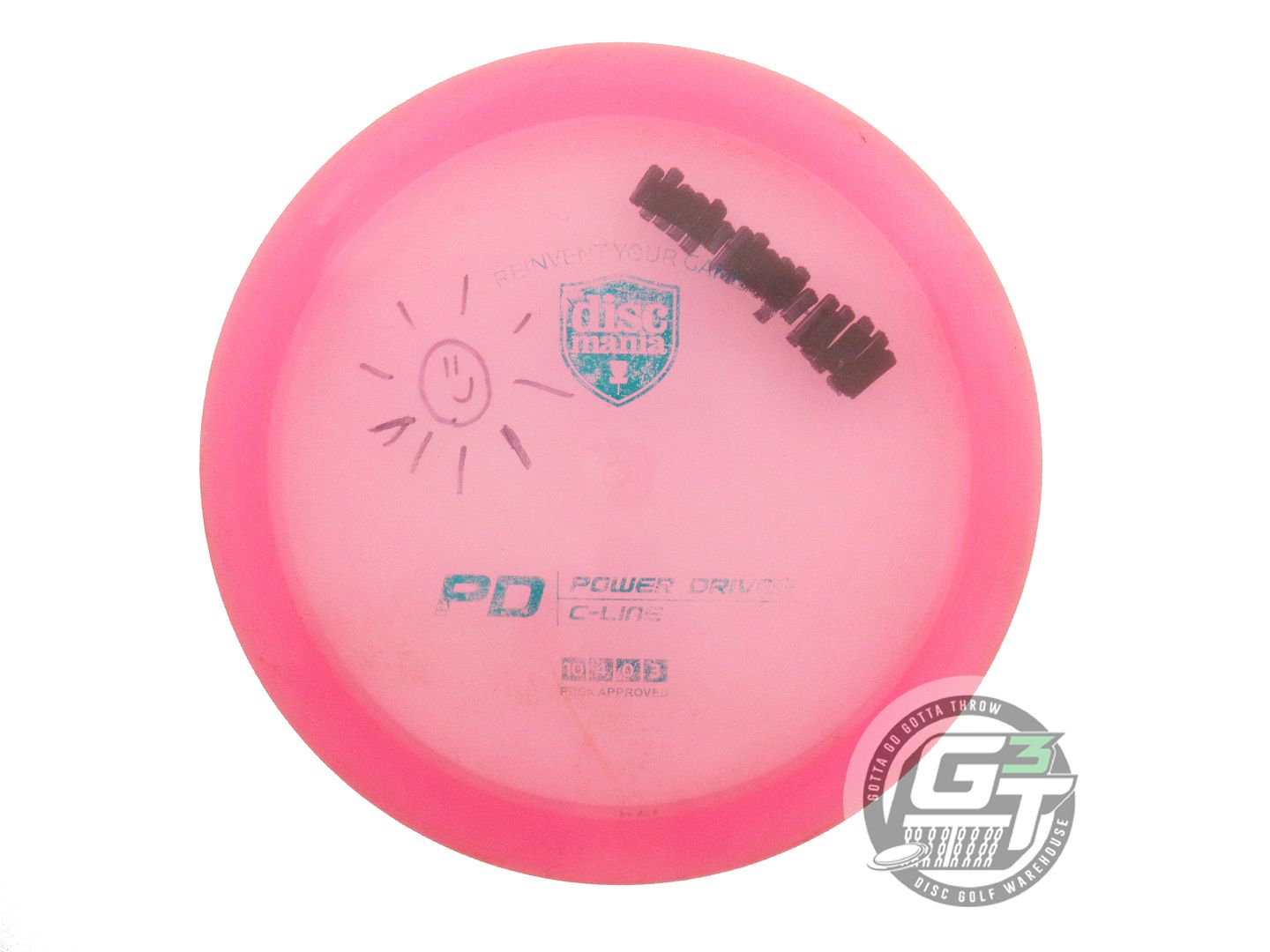 USED DiscMania C-Line PD 174g Pink Teal Foil Distance Driver Golf Disc