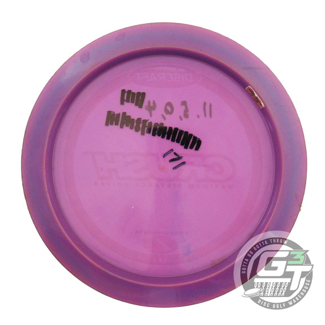 USED Discraft Z Crush 170g Purple White Stamp PFN OOP Distance Driver Golf Disc
