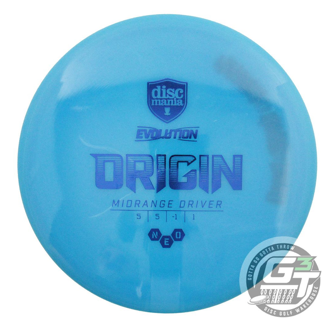 USED DiscMania Neo Origin 177g Blue Blue Foil Midrange Golf Disc