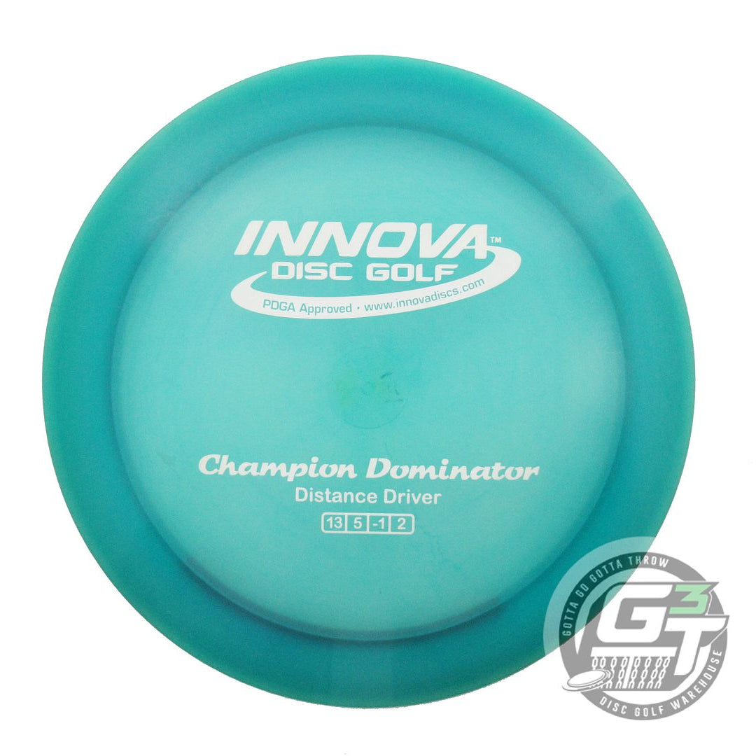 USED Innova Champion Dominator 171g Teal White Stamp Distance Driver Golf Disc