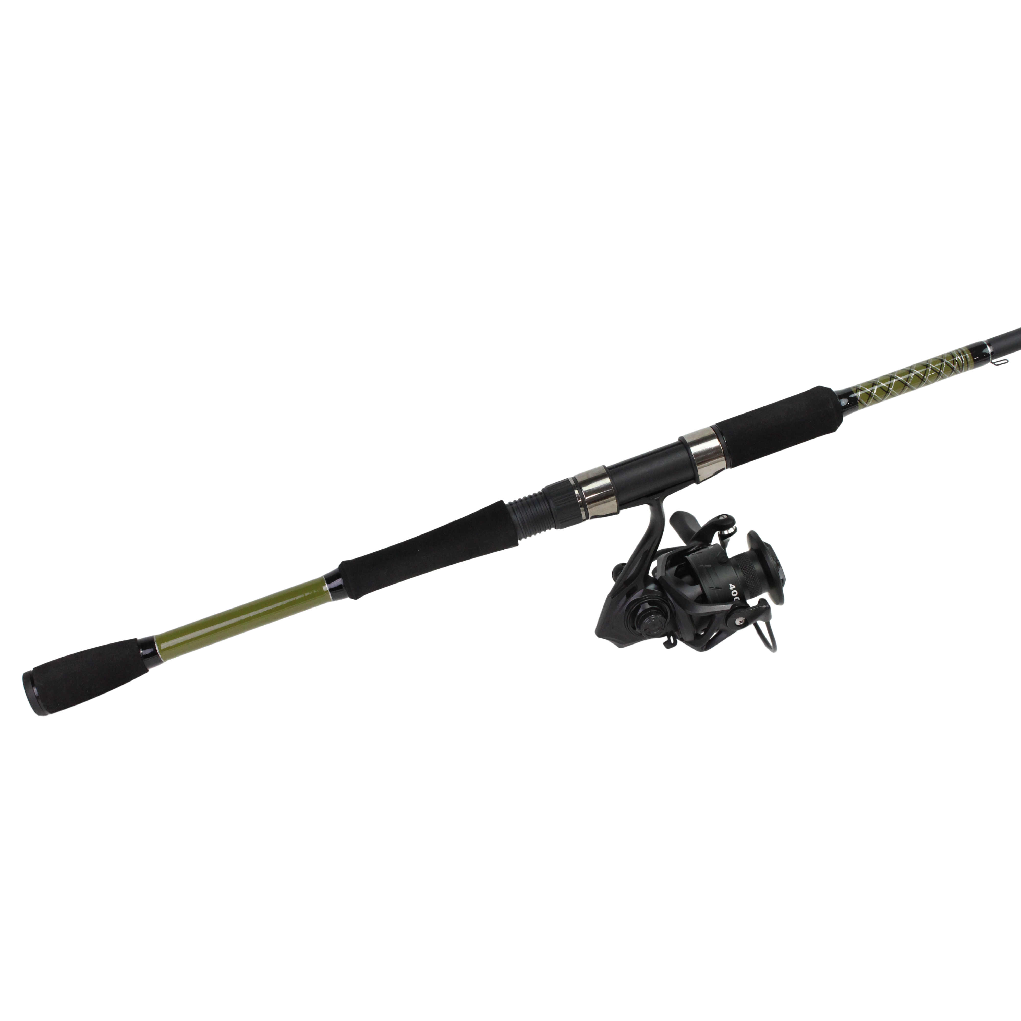 FORTIS 6' Medium Heavy Action 1 Piece Spinning Rod and 4000