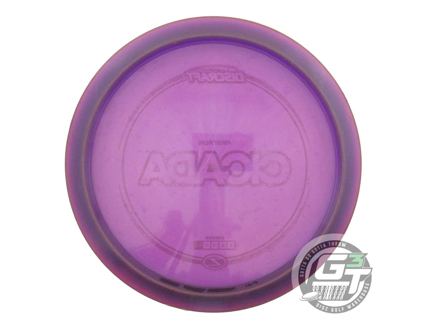USED Discraft FIRST RUN Z Cicada 169g Purple Lime Foil Fairway Driver Golf Disc