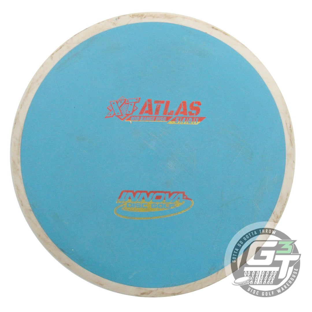 USED Innova XT Atlas 169g Teal Rasta Foil White Rim Midrange Golf Disc
