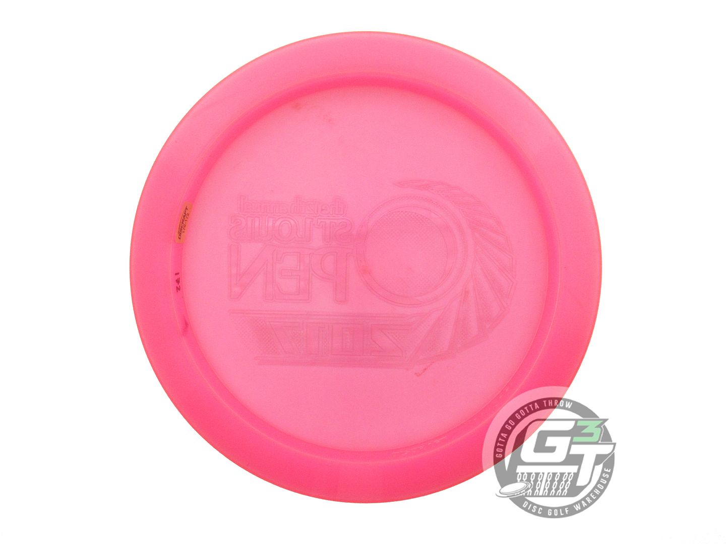 USED Discraft Z Thrasher 172g Pink Silver Holo Foil Distance Driver Golf Disc