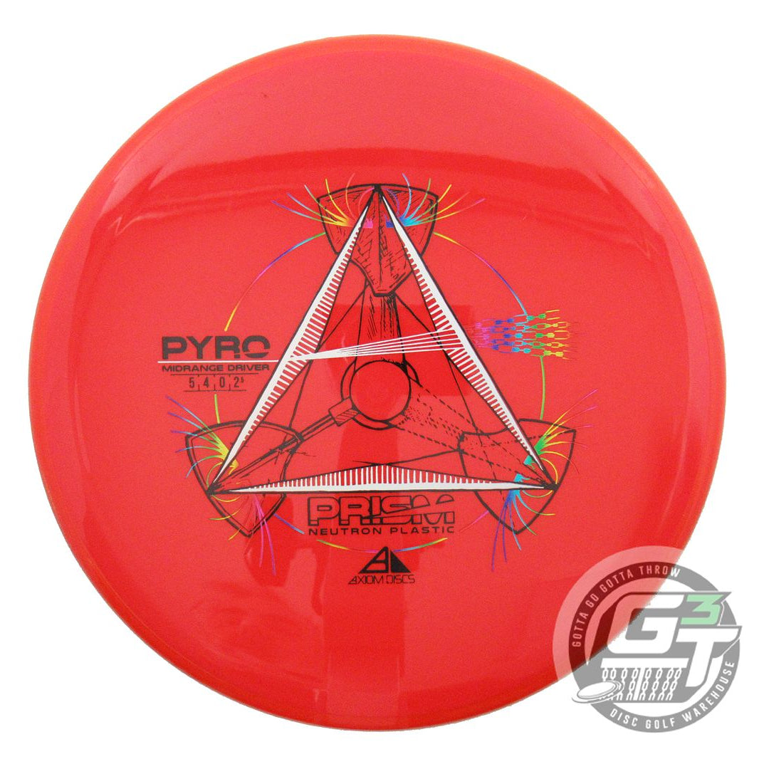 USED Axiom Discs Prism Neutron Pyro 172g Red Orange Rim Midrange Golf Disc