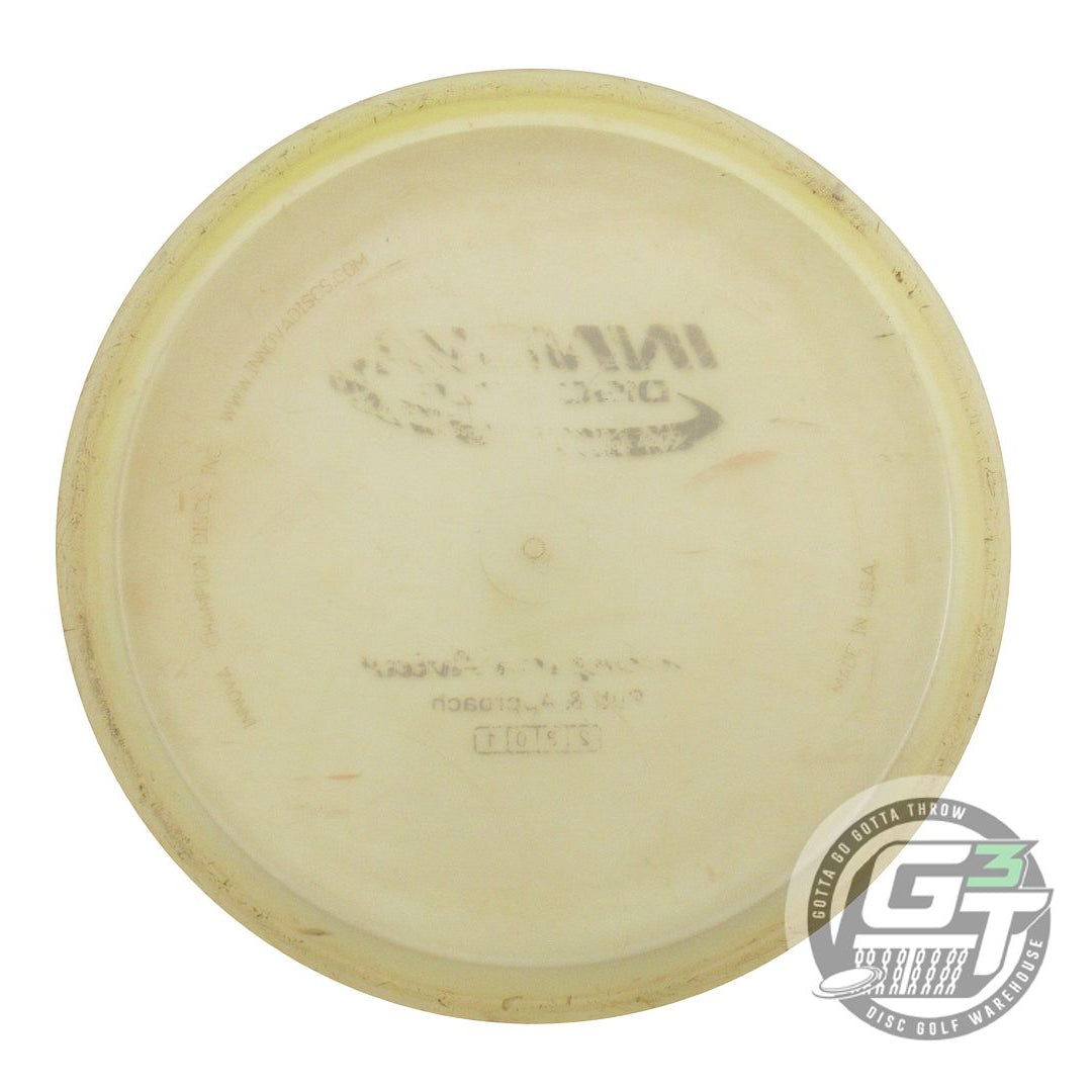 USED Innova Champion Aviar 166g Lt. Peach Wiped Stamp Putter Golf Disc
