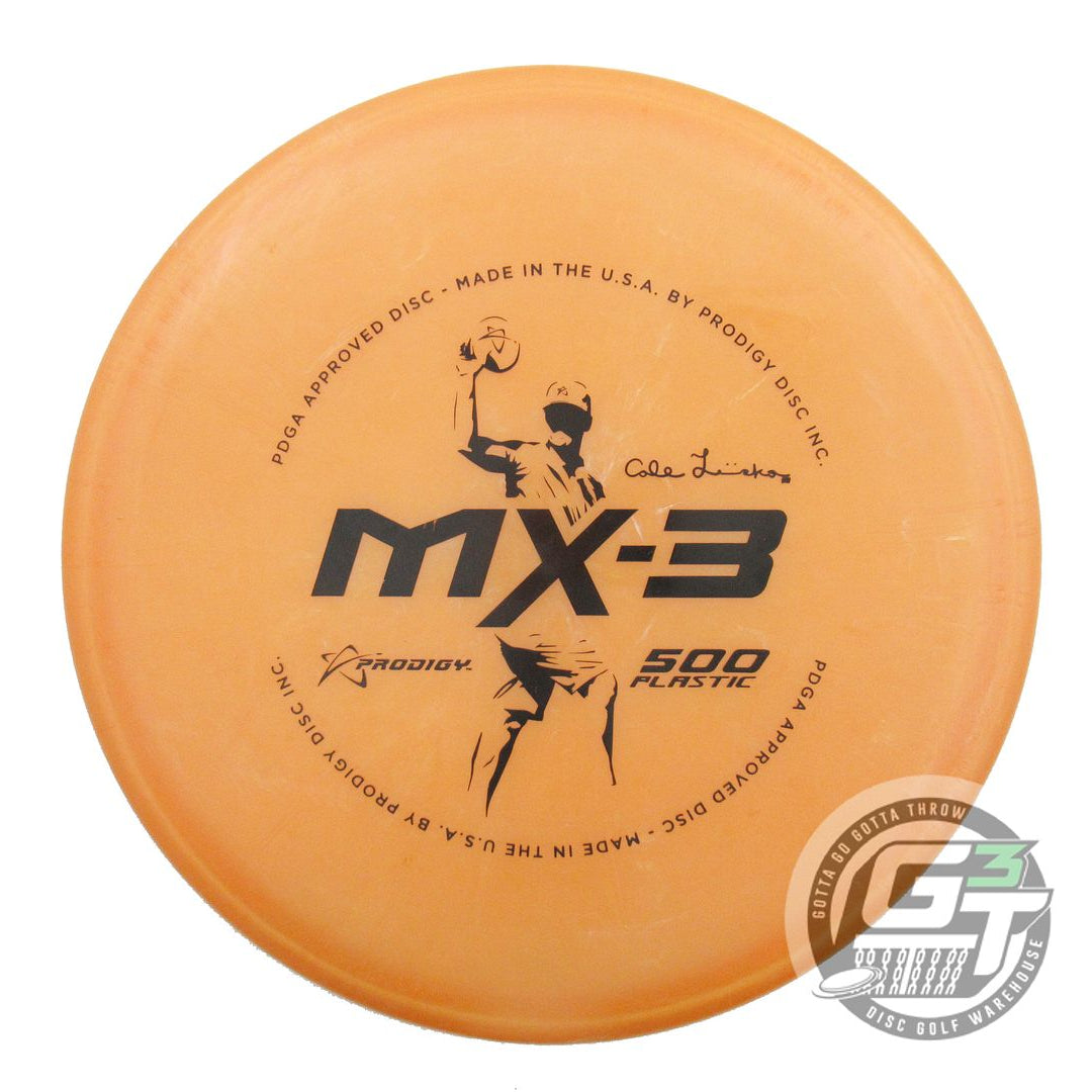 USED Prodigy Discs 500 MX3 177g Orange Black Stamp Midrange Golf Disc