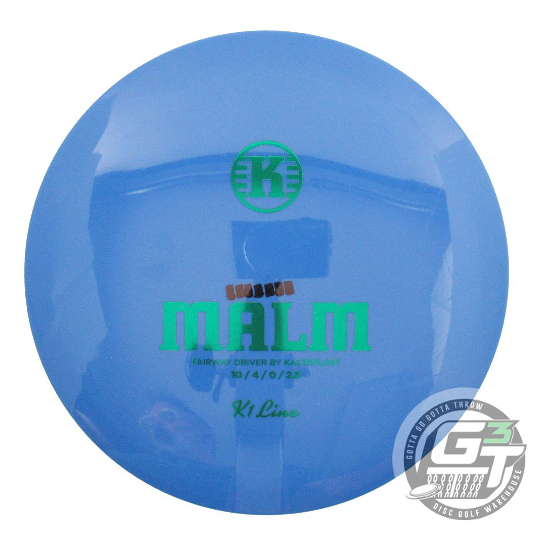 USED Kastaplast K1 Malm 173g Blue Green Foil Fairway Driver Golf Disc