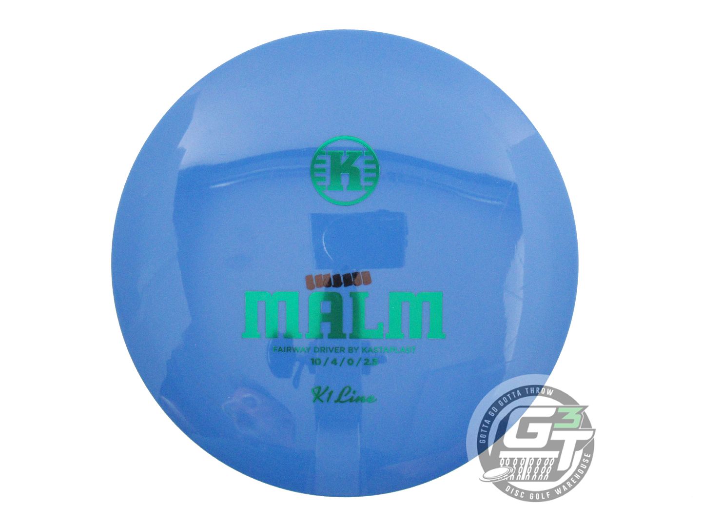USED Kastaplast K1 Malm 173g Blue Green Foil Fairway Driver Golf Disc